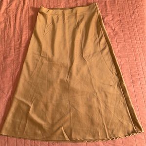 Rachel Zoe satin slip midi skirt
